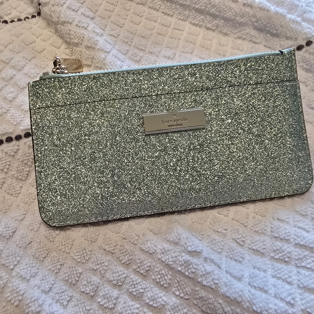 Kate Spade Sparkling Green Wristlet